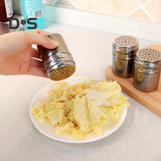 Butelka na przyprawy ze stali nierdzewnej z jednolitym otworem Ergonomiczna łatwa do napełniania Nietłukąca butelka na przyprawy Akcesoria kuchenne