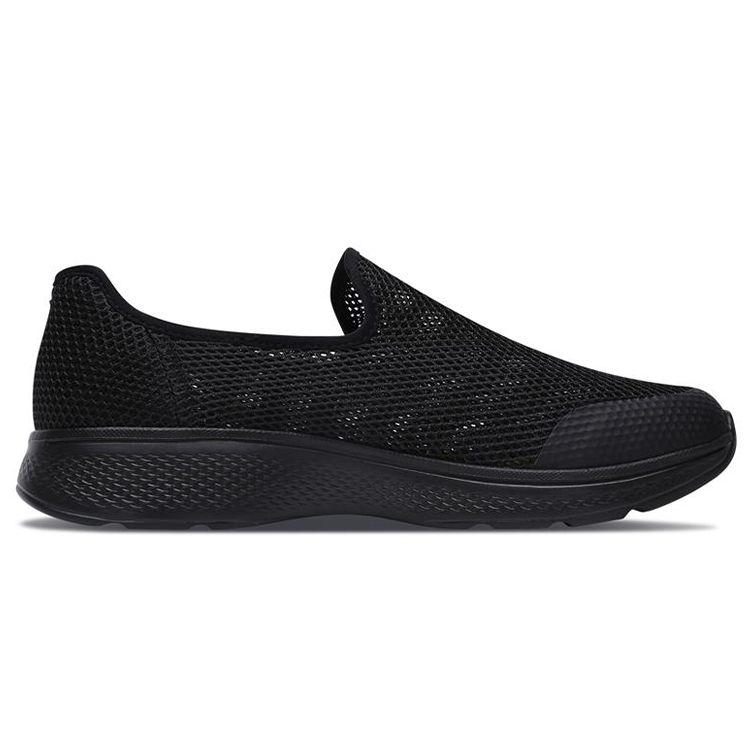 Skechers Go Walk 4 Simple Comfortable Slip-On Casual Shoes Men Shoes Black 54158-BBK