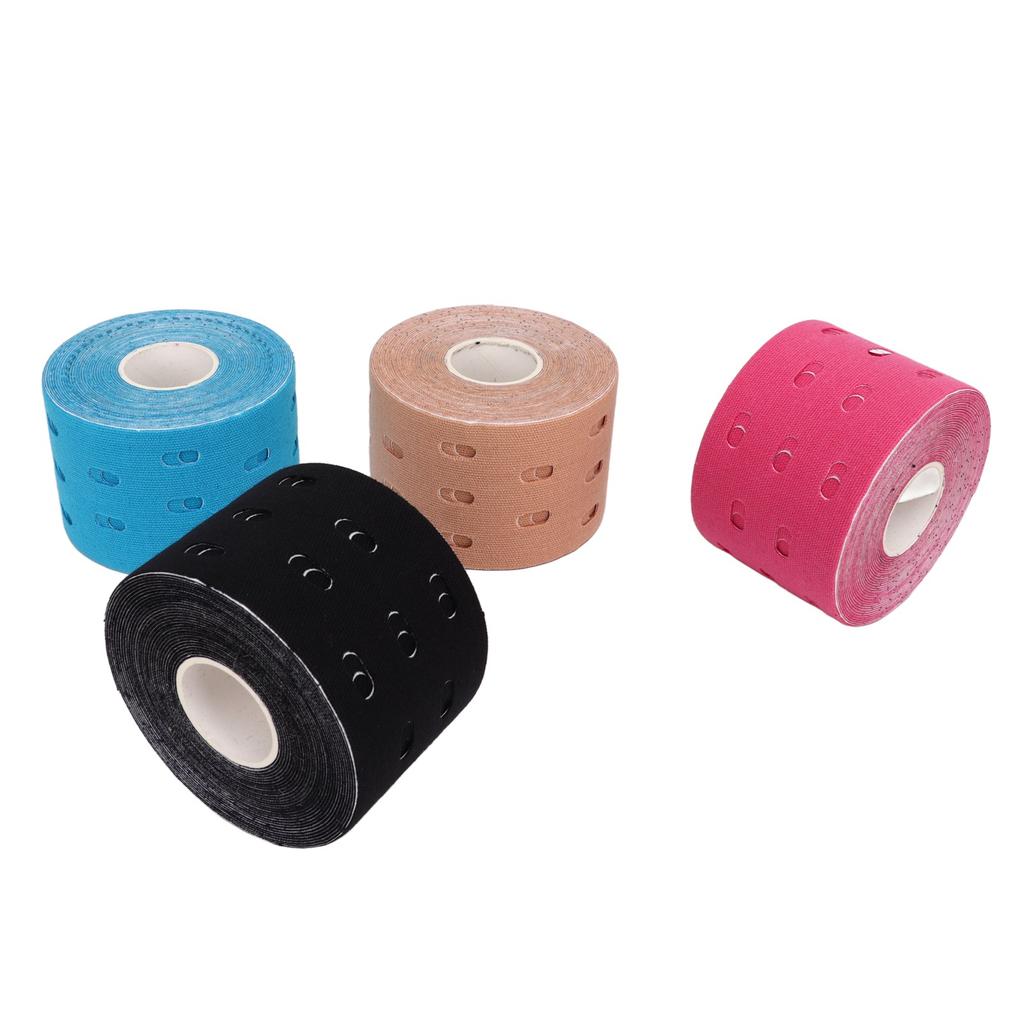 4Pcs Kinesiology Tape Waterproof Elastic Breathable Comfortable Athletic Body Tape for Sports Fitness