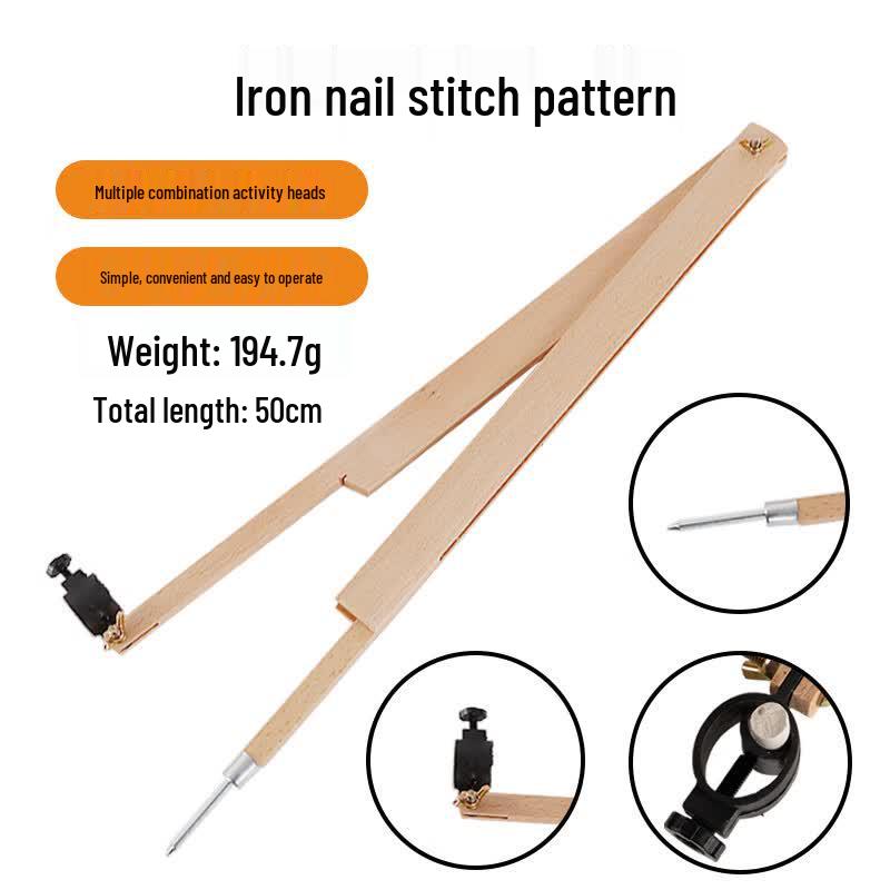 Liuxin Magnetic Geometry Sets & Wooden Compasses