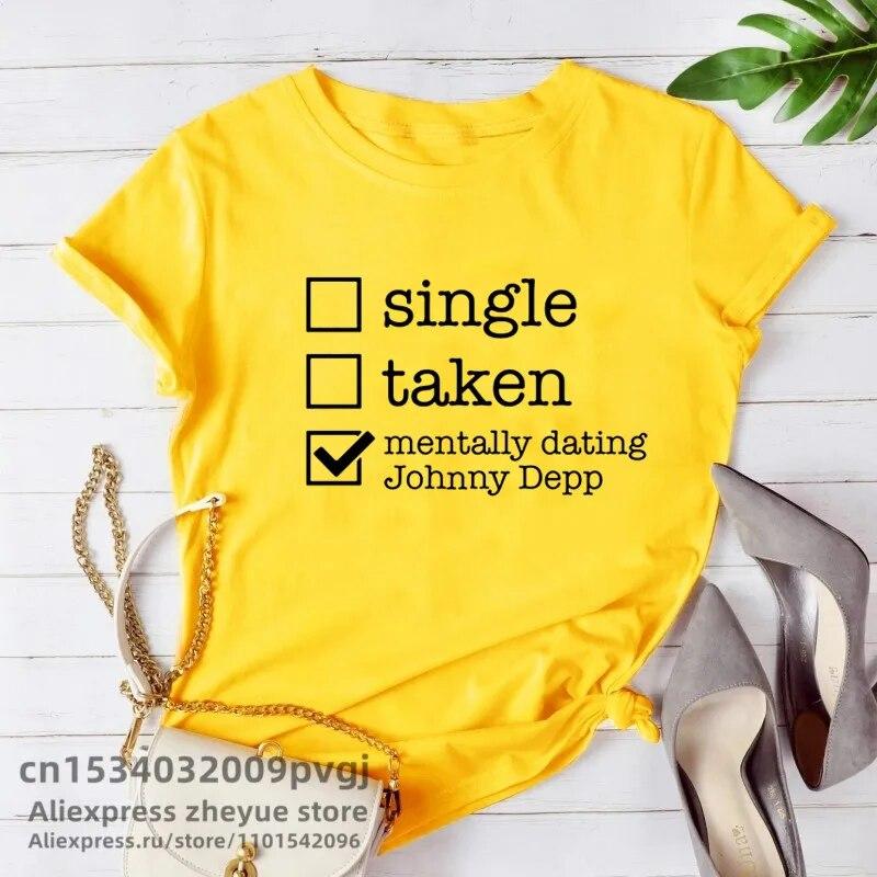 Johnny Depp T Shirt Women  90s Vintage Unisex Tshirt Unisex T Shirt Casual Short Sleeve Tshirt Summer Fashion T-shirt Unisex