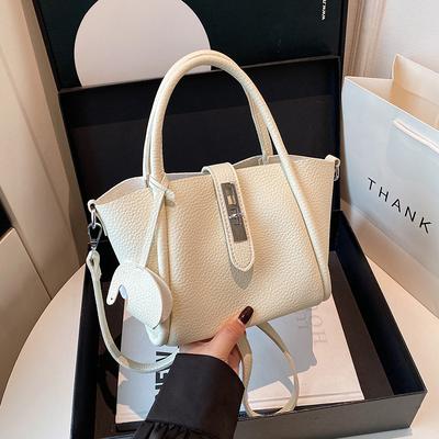 Premium Texture Handbag Bag Women's New Niche Shoulder Bucket Bag Crossbody Vegetable Basket Commuter Tote Bag