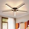 LED Ceiling Light - NETTLIFE - Model 64.2 Cm - Black - 24W - 3000K (White Hot)