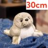 Kawaii Cartoon Seal Plush Doll Super Soft Blue Sea Creature Stuffed Animal Sea Lion Huggable Pillow Christmas Birthday Gift