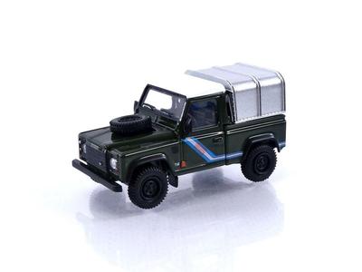 TrueScale Miniatures MINI GT 164 164 Land Rover Defender 90 Pickup Bronze Green (Left-hand Drive) Finished Product MGT00402-L