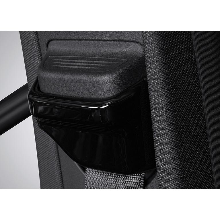 ABS Black Seat Belt Adjustment Cover Trim 2PCS For Benz C-Class W205 2015-