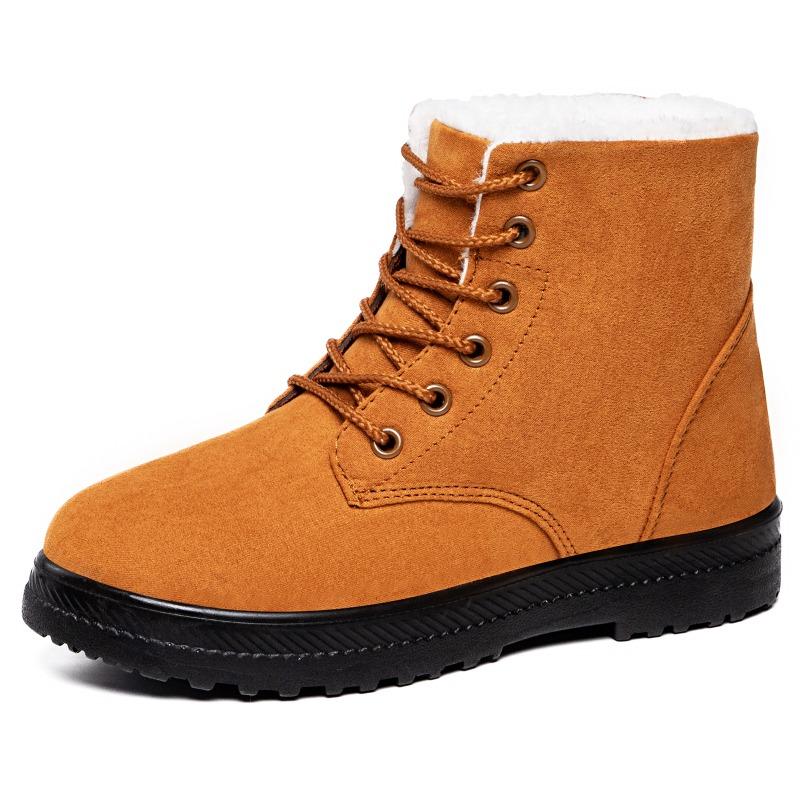 Snow Boots Cold and Warm Cotton Shoes Fleece and Thickened Cotton Boots High-top Boots Women's Boots