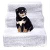 Lightweight Pet Stairs Animals Pet Bed Cat Dog Ramp Ladder 3 Steps Pet Dog Cat Supplies Washable Non Slip