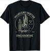 Weltraumabenteuer Scheitern ist keine Option Raketendesign 100% Baumwolle Sommer Rundhals Kurzarm Freizeit Bedrucktes Herren T-Shirt