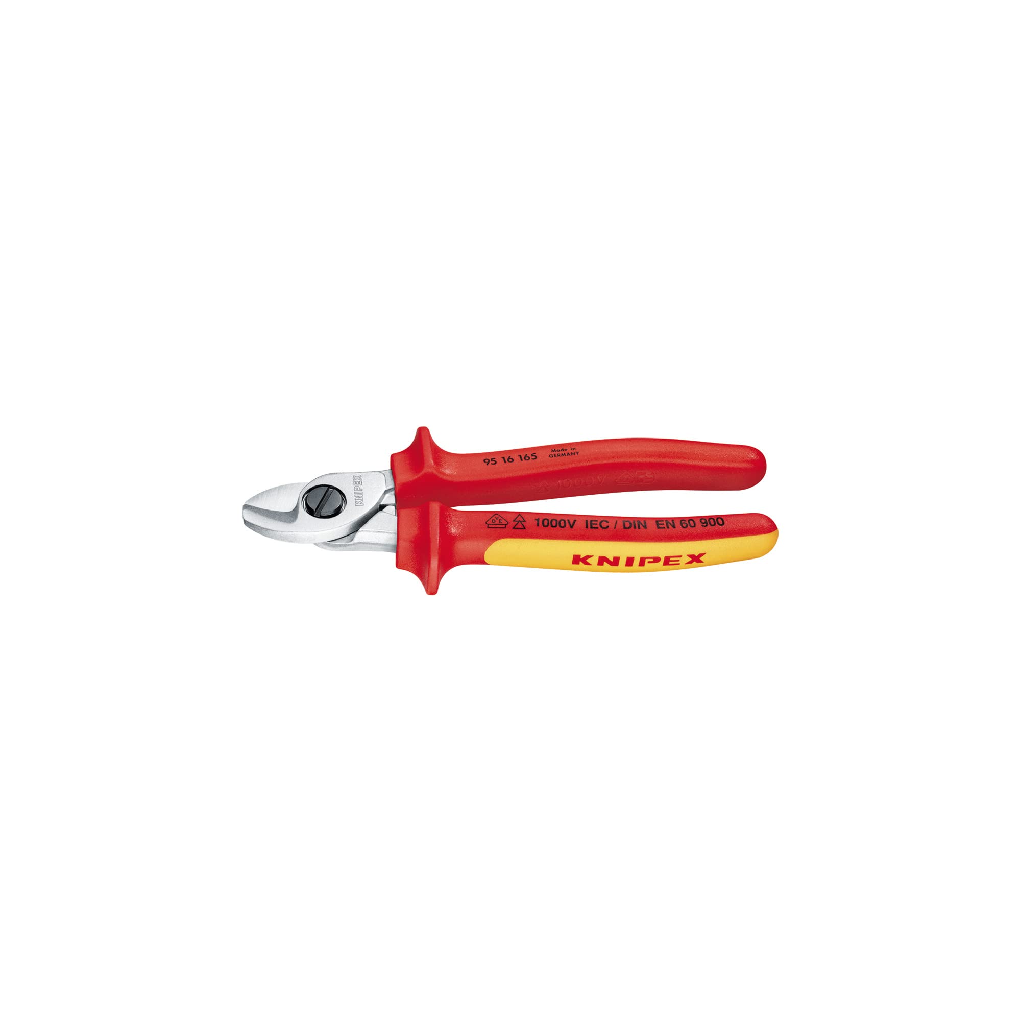 

KNIPEX 9516-165 Insulated Cable Cutter, 1000V (SB)