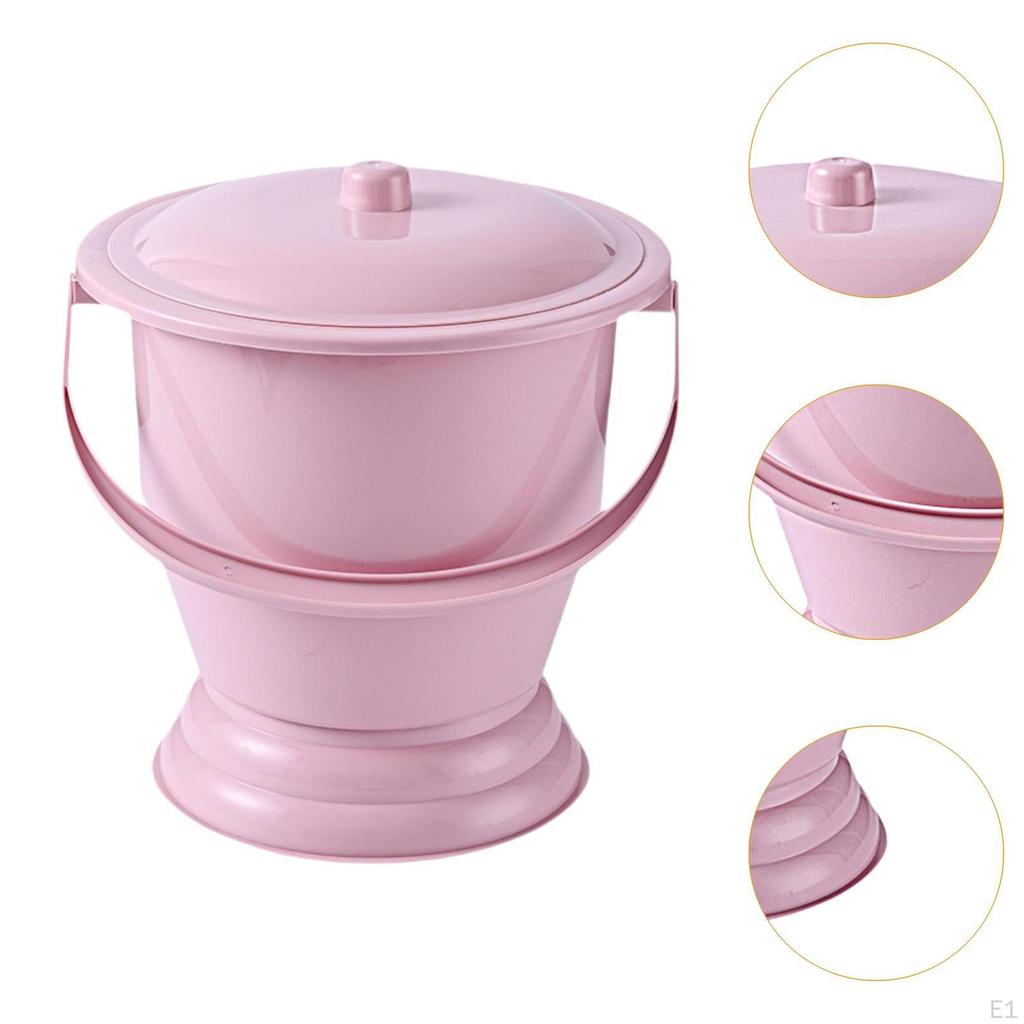 Nachttopf mit Deckel, Reiseurinal für Kinder und Erwachsene