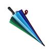 Nanqiao Creative 16-Rib Semi-Automatic Rainbow Straight Umbrella