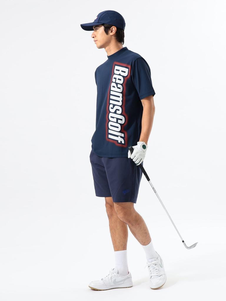 Beams Golf Men's Orange Label Side Logo Mock Neck Shirt, Navy, Size M (82030190336)