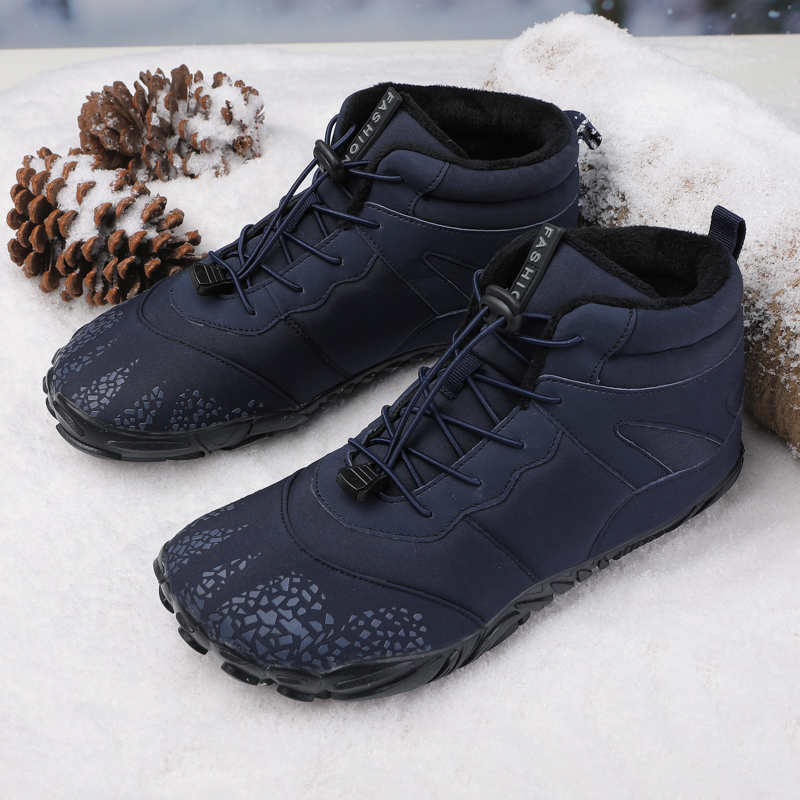 Fashion Thick-heeled Snowshoe Womens Tourist Shoes Boots Sneakers Blue Hiking Shoes Sport Teni Saoatenis New Collection Brand Name