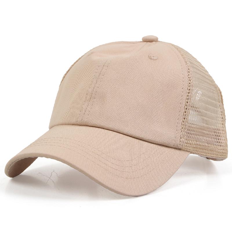 Summer Kids Cap Solid Color Mesh Breathable Baseball Caps Sun Protection Sun Hat Korean Style Children Travel Accessories