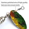 Lžíce Rybářské návnady Kovové návnady s háčky na pstruhy Walleyes Bass Spinner Baits