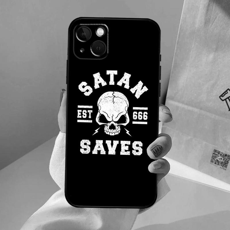 Pentagram 666 Demonic Satanic Case For iPhone 16 15 14 13 Pro Max 12 Pro Max Mini 11 Pro Max XS X XR Plus Cover Shell