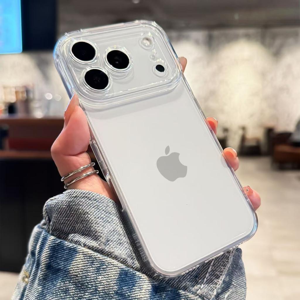 Transparent Space Case for IPhone 17 Pro Max, Apple 16e/17 Pro Soft Case, 17 Air Minimalist Design
