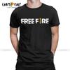 Herren Free Fire T-Shirt Freefire Shooting Game Reine Baumwolle Kleidung Mode Kurzarm Rundhals T-Shirts Erwachsene T-Shirts