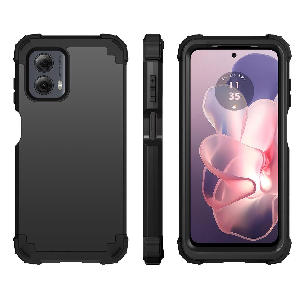3-in-1 Heavy-Duty Rugged Phone Case Fundas For Motorola Moto G Power 5G 2025 Soft Silicone Lining Hard Plastic Shockproof Cover