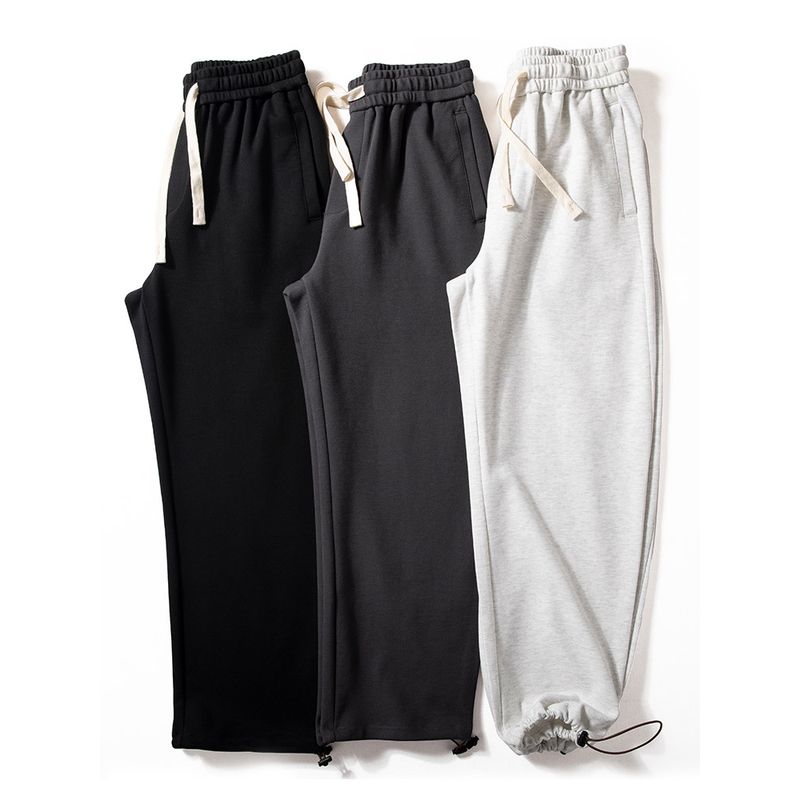 Casual Pants Men's Trendy Loose Street Wide-Legged Versatile Spring and Autumn Pants Japanese Style Retro Drawstring Straight-leg Sports Pants