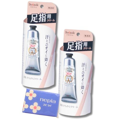 

Deonatulle Toe Cream, Fragrance-Free, for Women, 30g, Prevents Foot Sweat and Odor! (2 packs)