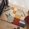 Modern Simple Door Floor Mat, Indoor Door Scraping Mud Rubbing Soil Silk Ring Foot Mat, Entrance Can Be Cut Dirt-Resistant Floor Mat