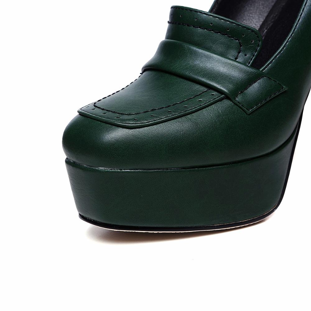 Elegantní boty na vysokém podpatku Dámské Sexy Platformové Šaty Lodičky Podzim Jaro Černé Zelené S podpatkem OL Párty Kancelář Svatební Boty Dámské