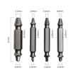 4pcs Damaged Screw Extractor Drill Bits Set Broken Speed Out Easy Out Bolt Stud Stripped Screw Remover Tool