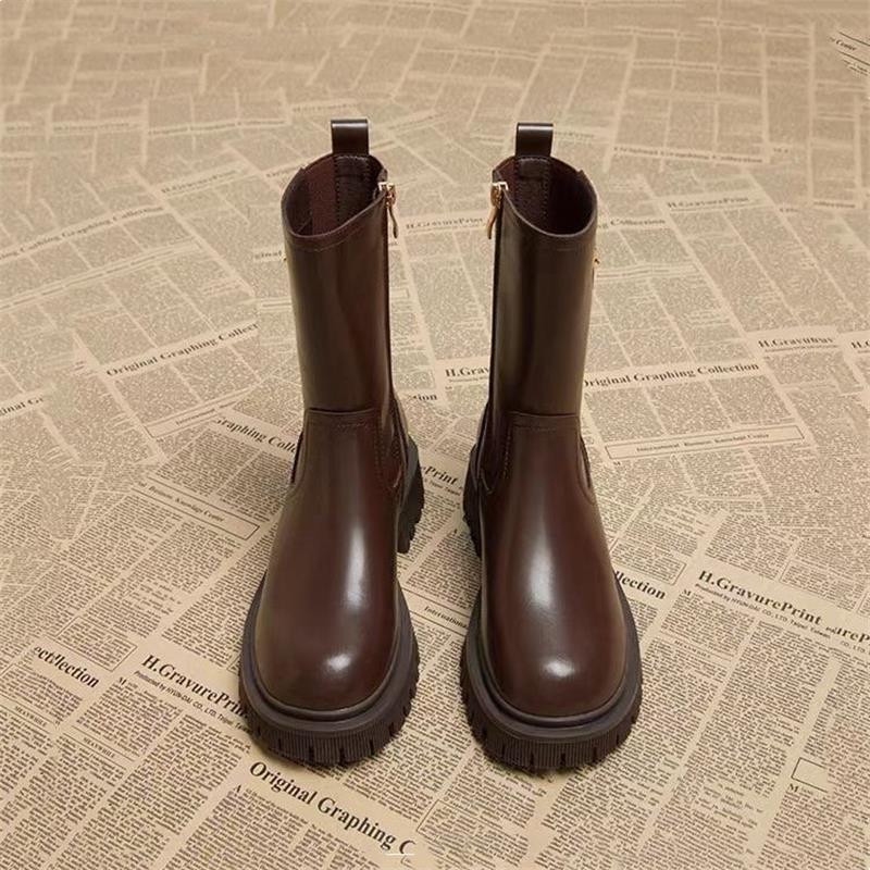 Retro Chelsea Chimney Boots For Women Popular Spring And Autumn  Short Boots For Women In