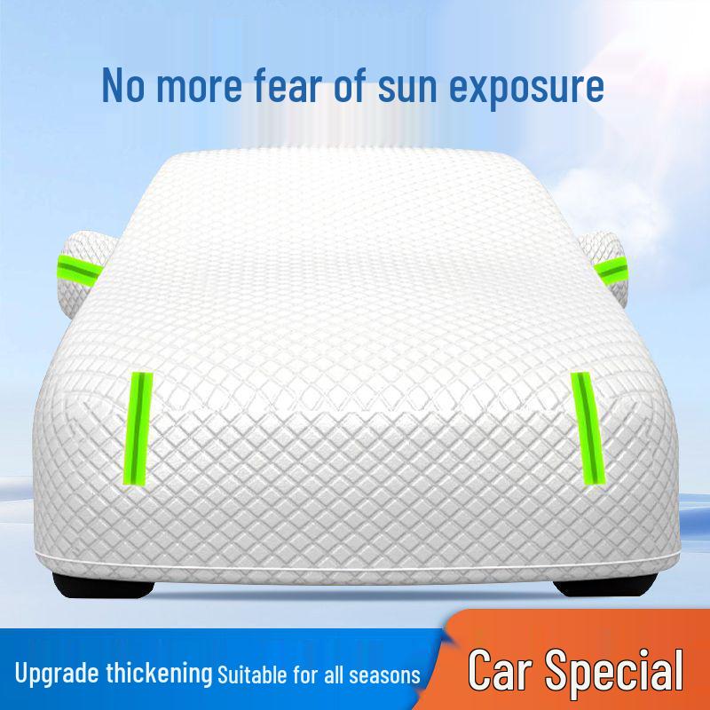 New Universal Semi-Thick Car Sunshade: Windshield Heat Insulation & Sun Protection Cover Hatchback