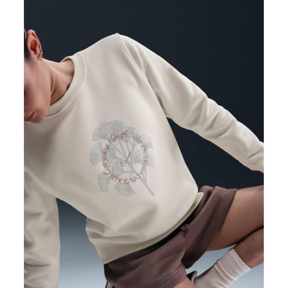 Nike SportsWear Phoenix Fleece CreWneck SWeatshirt W   Sale Fossil Stone  Hv5022 133