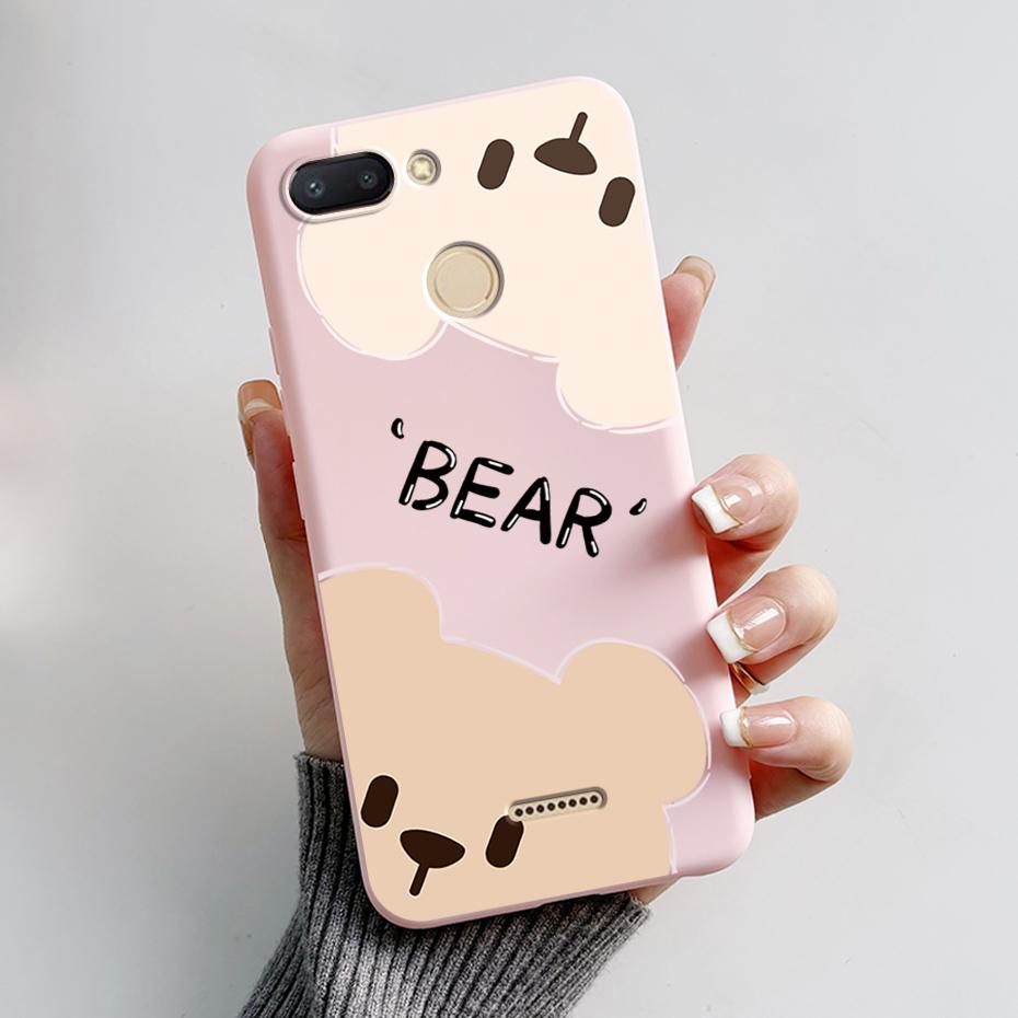 For Xiaomi Redmi 6 Case Redmi 6A Cute Cartoon Frog Back Cover Silicone Soft Phone Case For Xiaomi Redmi 6 6A Redmi6 Coque Bumper