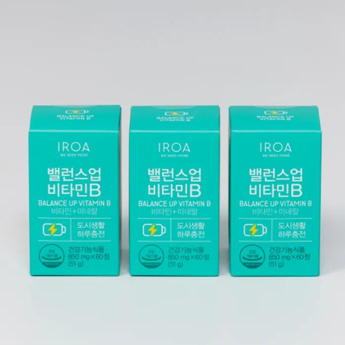 [3+3 Shopping Bag Free] Balance Up Vitamin B+Selenium+Zinc (3 boxes/6 months)
