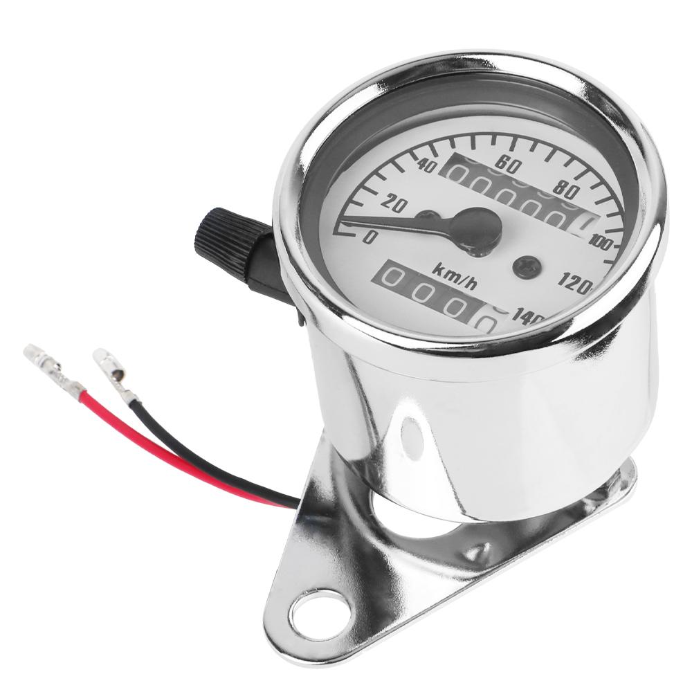 

Машинерия Мотоциклетный Аксессуар Модифицированный Одометр Тахометр Автомобильный Датчик Ретро Мотоциклетная Приборная Панель со Светодиодной Подсветкой Универсальный серебряный