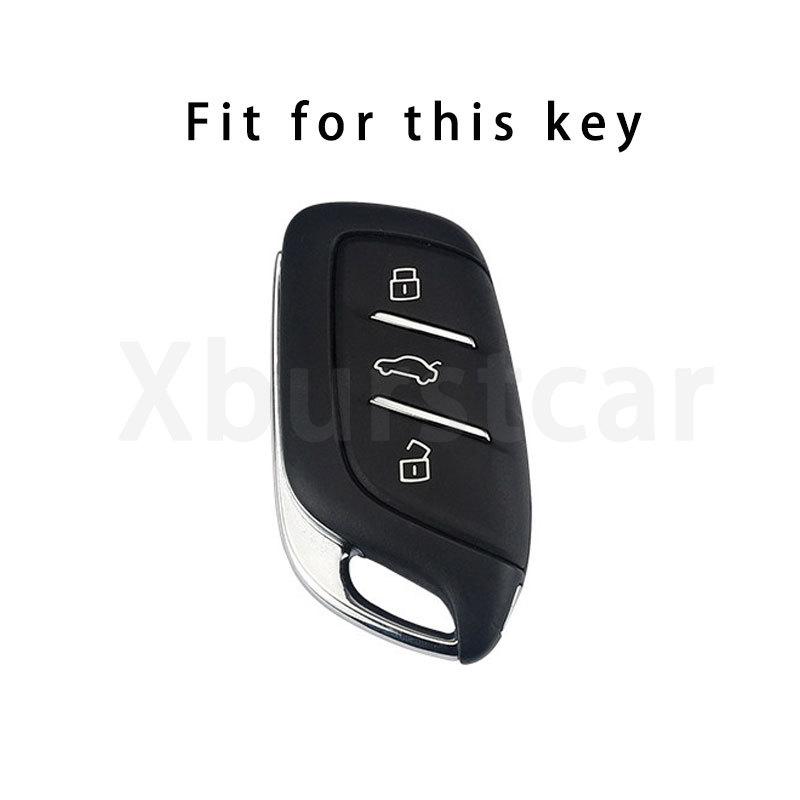 Carbon Fibre Tpu Car Remote Key Case Shell Fob Holder Cover Bag For Mg Zs Hs 5 6 Ezs For Roewe Rx8 Rx5 Rx3 I6 I5 Accessories