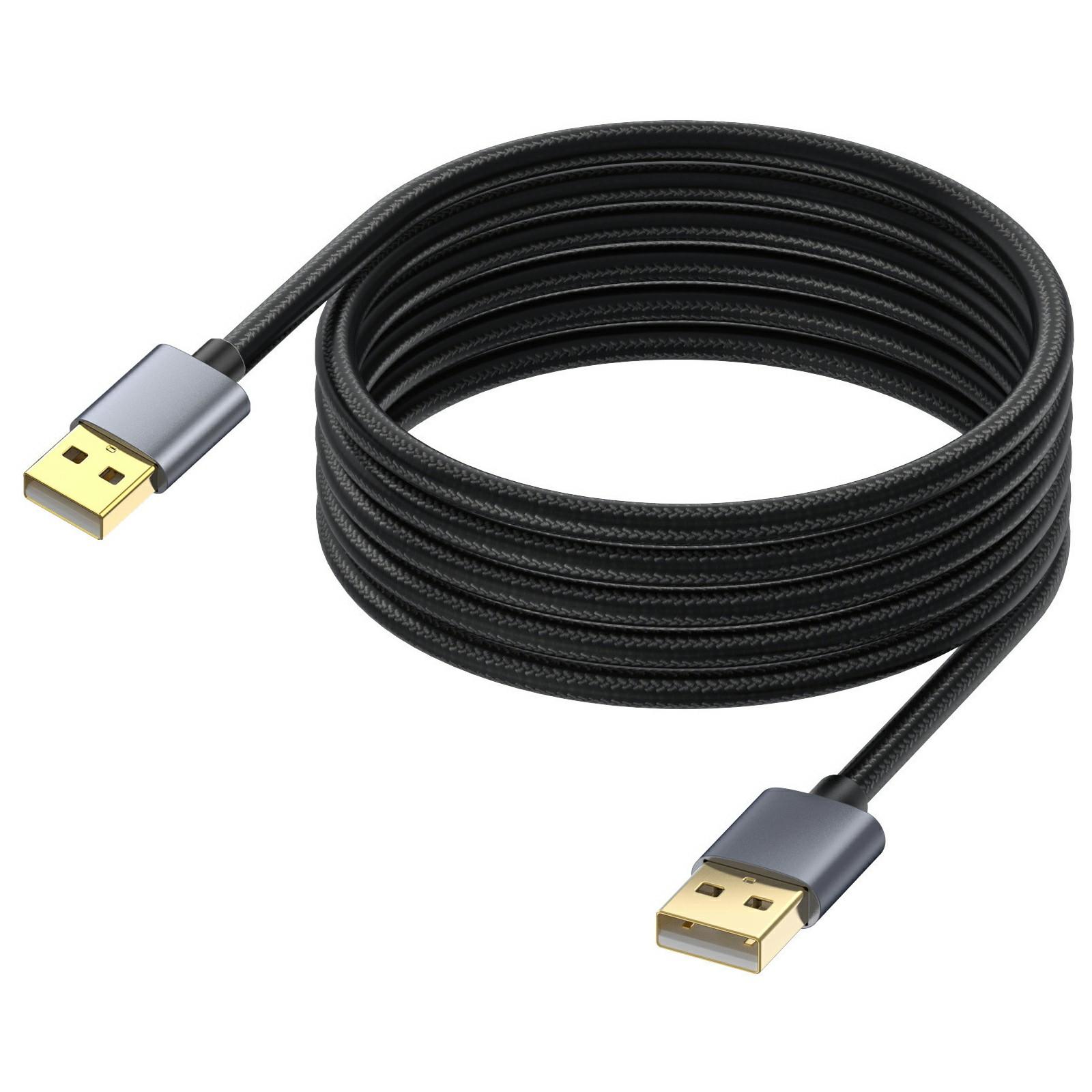 

3m 480Mbps USB 2.0 Type A Male to Male Cable Extension Cord for Digital Camera Printer Scanner A