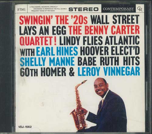 

CD BENNY CARTER - Swingin The 20s VDJ1562PROMO CONTEMPORARY Japan Jazz Used