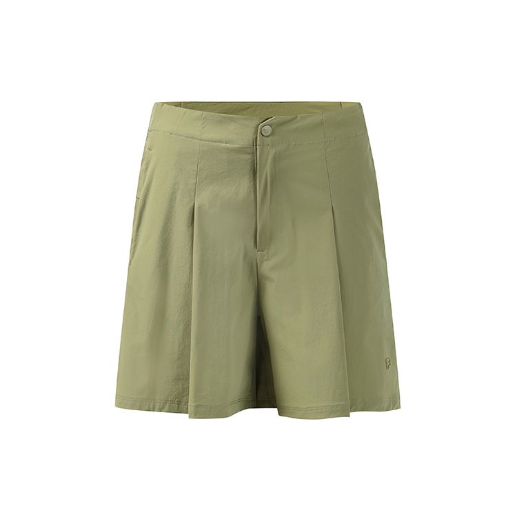 

FILA 2023 Summer New Loose High Waist Skirt Pants Sports Five-Point Woven Shorts Women shorts Light-Chocolate A11W327804F-YE M