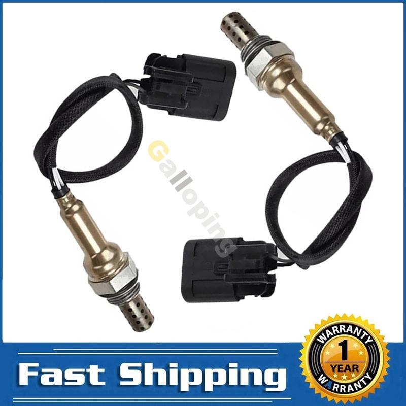 2X Oxygen O2 Sensor For 2007 2008 Hyundai Entourage Azera 3.8L 2008 2009 2010 Hyundai Sonata 3.3L V6 Upstream Downstream 4 Wires