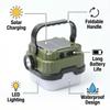 Waterproof Solar Camping Lamp Adjustable LED Outdoor Tent Lamp Emergency Light  Camping Use