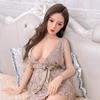 tufangcod®Silicone Doll TPE Material Head (set hair)+TPE Normal Body shape100-168cm+(Default No Attachment)