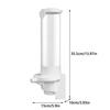 Wall-Mounted Paper Cup Dispenser with Push-Button Operation, Automatic Dispenser, Fits 7 Oz. Cups, Ideal for Home, Parties, and Hospitals