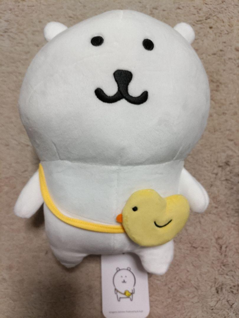

[USED] NONGDOMGOM Korean version of Jibun Tsukkomi Kuma plush toy, carrying a chick pouch