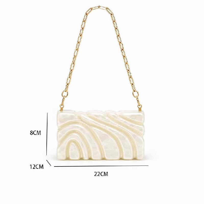 Clutch Fashion Evening Party Shoulder Handbag Shell New Wedding Acrylic Crossbody Bag Vip Luxury Women Trend Bags Designers