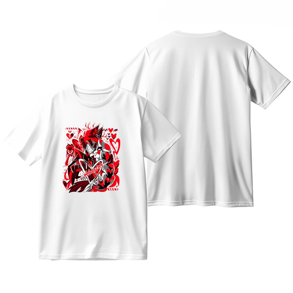 Fit Hazbin Hotel Graphic Cotton Tshirt Unisex Summer Short Sleeve Fashion Brand Tee Luxury Casual Vintage Tees