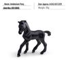 Junma Model Children's Cognitive Simulation of Akhal-Teke and Tennessee Walking Horse Stallion Ornament