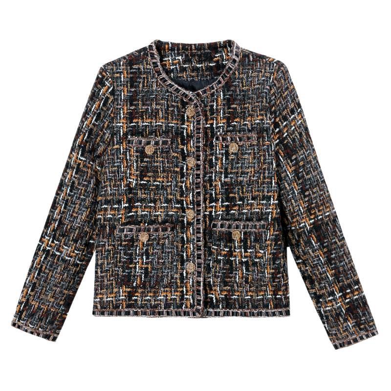 2026 New Arrival Petite French Style Women's Tweed Jacket – Autumn Winter Edition