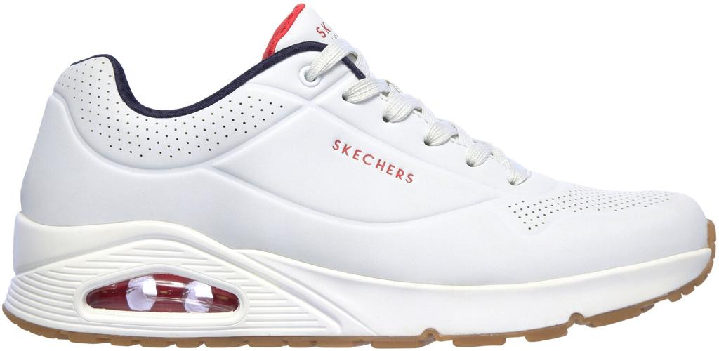 Skechers Uno - кроссовки Stand On Air (52458) белый/нави