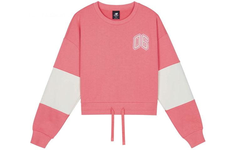 New Balance Sweatshirt Women s Pink AWT03336-CRO L
